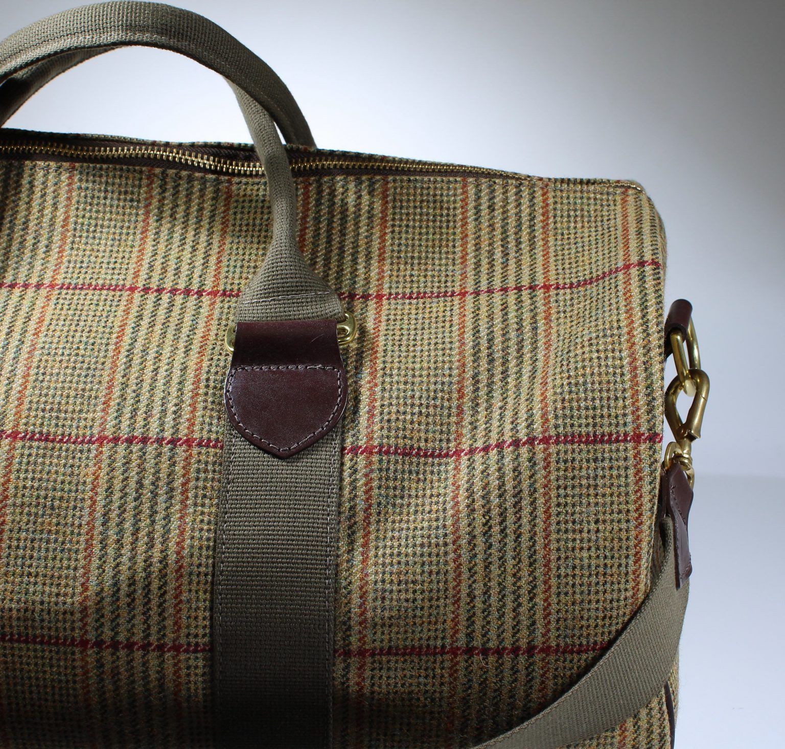 Large Tweed Weekend Bag - Lovat Mill is the Home of Tweed